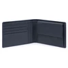 Piquadro, Obidos, Leather Wallet, Coin Holder, Mėlyna, For Men