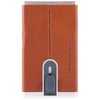 Piquadro, Piquadro, Odinis kortelių dėklas, Kvadratinė stumdoma sistema, Arancio, Unisex