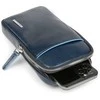 Piquadro, Piquadro, Odinė piniginė, Telefono dėklas, 42023100, Juodas, Vyrams