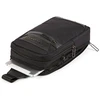 Piquadro, Trakai, Leather - Fabric, Mono Sling, Textile Crossbody Bag, Juodas, 42021990, 31 x 18 x 7 cm, For Men
