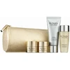 „Re-Nutriv Deluxe“ rinkinys „Estee Lauder“: „Re-Nutriv Hydrating Cleansing Kremas“, 30 ml + „Re-Nutriv - Ultimate Lift Regenerating Youth“ stiprina / pakelia ir spindi odą ryte ir naktį kreminis veidui, 7 ml + „Re-Nutriv - Ultimate Lift Regenerating Youth“ šviesina ir pakelia odą