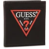 Set Guess: Guess, Leather Keyring, Juodas + Daelon, Leather Wallet, Small Billfold, Raudona/Juodas, For Men