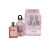 Ikks Rinkinys „Little Woman“: tualetinis vanduo moterims, 100 ml + „Little Woman GWP“ stiklinis vandens buteliukas Rožinė