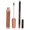 Rinkinys „Makeup Revolution“: „Retro Luxe Metallic“ skysti lūpų dažai „Sovereign“ 5,5 ml + „Retro Luxe“ lūpų pieštukas „Sovereign“, 1 g