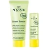 Set Nuxe: Sweet Lemon, Moisturizing, Hand Kreminis, 30 ml + Sweet Lemon, Lūpų balzamas, 4 g