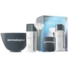 „Smooth + Brighten“ rinkinys „Dermalogica“: kasdienis mikrofoliantas, šveičiamoji pudra, 74 g + kaukė „Masque Fan“, daugiafunkcis veidas + dezinfekcinis