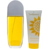 „Sunflowers“ rinkinys Elizabeth Arden: „Sunflowers“, kvepiantis, dienai ir nakčiai, losjonas kūnui, 100 ml + „Sunflowers“, tualetinis vanduo, moterims.