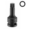 Force Dvylikakampis-galvutė smūginis Spline M12 1/2"