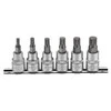 Force Dvylikakampis-galvutė Spline 3/8" rinkinys 6 dalių
