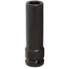 Force Galvutė smūginė ilga colinė 3/4" 6-kampė 1/2"