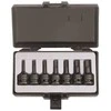 Force Šešiakampis-galvutė Hex 1/2" rinkinys 7 dalių