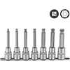 Force Šešiakampis-galvutė Hex Ball 1/2" rinkinys 7 dalių