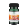 Swanson Biotinas 5,000 mcg 60 kramtomųjų tab. Vyšnių skonio