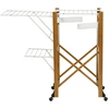 Džiovyklė Arredamenti Italia ARREDAMENTI GABBIANO Skalbinių džiovykla ant ratų - 175 x 67 cm, ruda