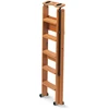 Arredamenti Italia ARREDAMENTI TUSCANIA 5 Medinės kopėčios - 182 x 50 cm, ruda