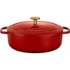 Ketaus puodas BALLARINI BELLAMONTE, 4.5 L, raudonos spalvos