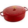 Kettlebell Ballarini Ovalus ketaus puodas BALLARINI BELLAMONTE 75003-566-0 - 5,5 ltr raudonas