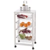 Džiovyklė Arredamenti Italia ARREDAMENTI GINGERONE Vežimėlis kuchenny - 83 x 46 cm, Baltas
