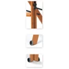 Džiovyklė Arredamenti Italia ARREDAMENTI TUSCANIA 4 Drabina - 162 x 50 cm, ruda