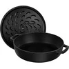 Zwilling Gili keptuvė troškinimui su dangteliu Staub - 28 cm, Juodas