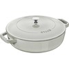 STAUB Ketaus troškinimo keptuvė su dangčiu 28 cm, triufelis