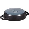 Staub Ketaus keptuvė su dviem rankenėlėmis - 20 cm, juoda