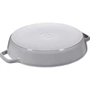 STAUB Ketaus keptuvė su dviem rankenomis, 34 cm, grafitas