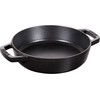 Staub Ketaus keptuvė su dviem rankenėlėmis - 20 cm, juoda