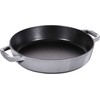 Staub Ketaus keptuvė su dviem rankenėlėmis - 26 cm, grafito