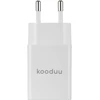 KOODUU Įkroviklis jungiama į tinklą USB - Baltas