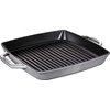 Staub grilio keptuvė indukcinė kvadratinė 33 cm grafito pilka