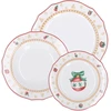 LA PORCELLANA BIANCA CHRISTMAS EDITION 3 lėkščių rinkinys 2 žmonėms