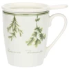 LA PORCELLANA BIANCA COLTIVIA Infuzinis puodelis su dangteliu 350 ml