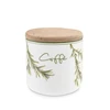 LA PORCELLANA BIANCA COLTIVIA Pojemnik na kawę - 1 ltr, balta