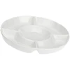 LA PORCELLANA BIANCA CONVIVIO Apvalus užkandžių padėklas 25,5 cm