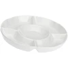 La Porcellana Bianca Convivio apvalus užkandžių padėklas - baltas, 35,5 cm