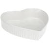 La Porcellana Bianca Cupido širdies kepimo indas - baltas, 25 cm