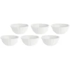 La Porcellana Bianca Luminarc rinkinys iš 6 Ducale salotų dubenėlių - balti, 12 cm