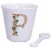 LA PORCELLANA BIANCA UNICO puodelis su šaukštu 75 ml, Pattern P