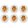 La Porcellana Bianca 6 goloserie torto lėkščių rinkinys - baltas, 17,5 cm