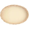 La Porcellana Bianca Pintas krepšelis ovaliam midollino kepimo indui - rudas, 30 cm