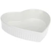 La Porcellana Bianca Cupido širdies kepimo indas - baltas, 25 cm