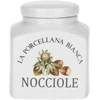 LA PORCELLANA BIANCA CONSERVA Lazdyno riešutų talpyklė 500 ml