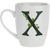 LA PORCELLANA BIANCA ATUPERTU Puodelis su laikikliu 380 ml, Wzór X