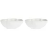 La Porcellana Bianca 2 didelių apvalių villadeifiori dubenėlių rinkinys – baltos spalvos, 23 cm