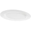 La Porcellana Bianca Rinkinys iš 2 apvalių lėkščių su essenziale briauna - balta, 30 cm
