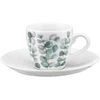 LA PORCELLANA BIANCA SEMPREVERDE Kavos puodelis su lėkšte - 90 ml
