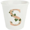 LA PORCELLANA BIANCA UNICO puodelis su šaukštu 75 ml, Pattern S