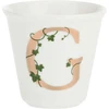 LA PORCELLANA BIANCA UNICO puodelis su šaukštu 75 ml, Design G