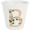 LA PORCELLANA BIANCA UNICO puodelis su šaukštu 75 ml, dizainas B
